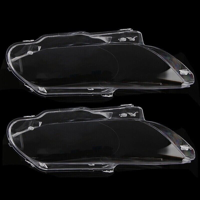 2X HEADLIGHT HEADLAMP LENS COVER SHELL FOR BMW E92 COUPE E93 CABRIO 2006-2009 08